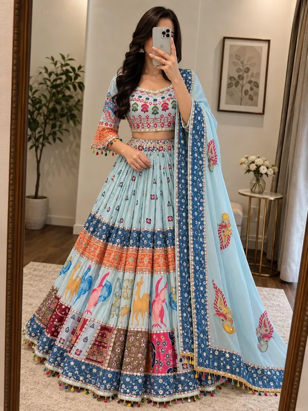 Light_Blue_Printed_Lehenga_Choli_Set_for_Women
