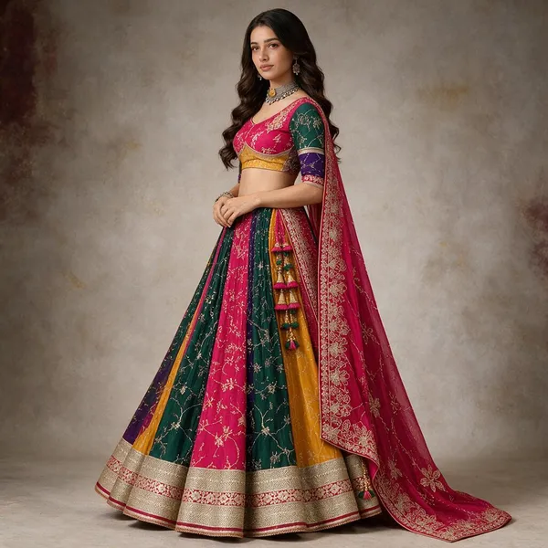 Multicolor_Art_Silk_Embroidered_Flared_Lehenga_Choli_For_Women