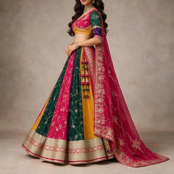 Multicolor_Art_Silk_Embroidered_Flared_Lehenga_Choli_For_Women
