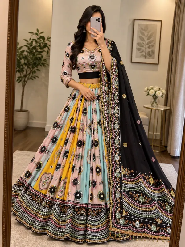 Multicolor_Cotton_Embroidered_Lehenga_Choli_For_Women