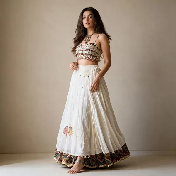 Ivory_Georgette_Embellished_Flared_Lehenga_Choli_For_Women
