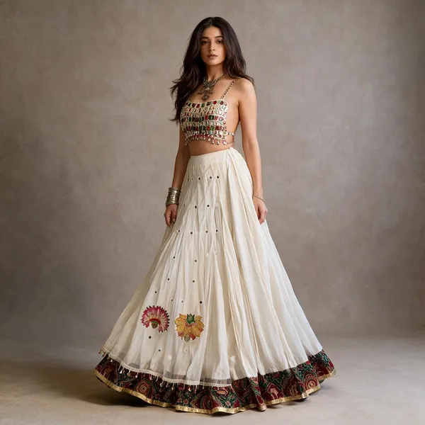 Ivory_Georgette_Embellished_Flared_Lehenga_Choli_For_Women