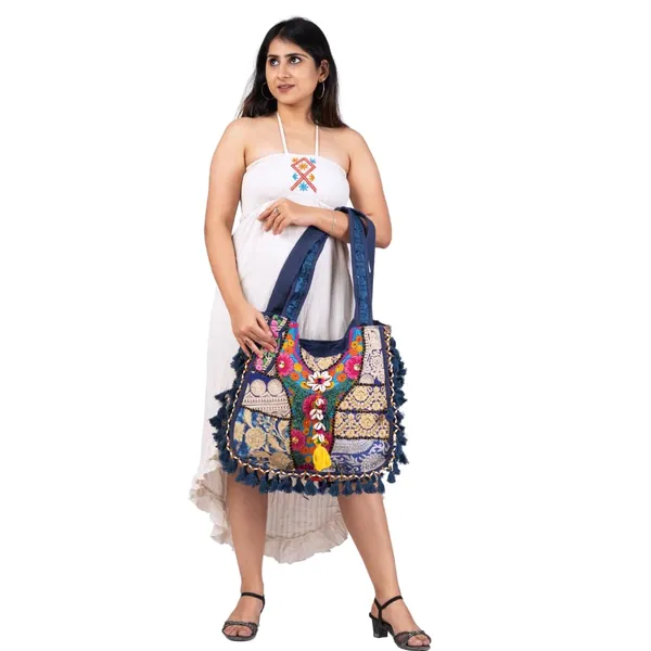 Handmade_Cotton_Patchwork_Tote_Bag_For_Women_Multicolour_Large_Double_Handle_With_Zipper_Rajasthani_Embroidered_Shoulder_Bag