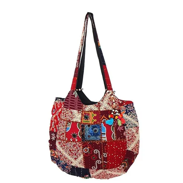 Handmade_Cotton_Patchwork_Tote_Bag_Multicolour_Double_Handle_Women_S_Shoulder_Bag_Pure_Cotton_Tote_Bag_Handmade_Patchwork_Design