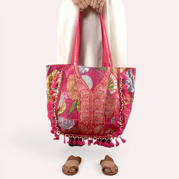 Handmade_Cotton_Patchwork_Tote_Bag_Multicolour_Double_Handle_Women_S_Shoulder_Bag_Pure_Cotton_Tote_Bag_Handmade_Patchwork_Design