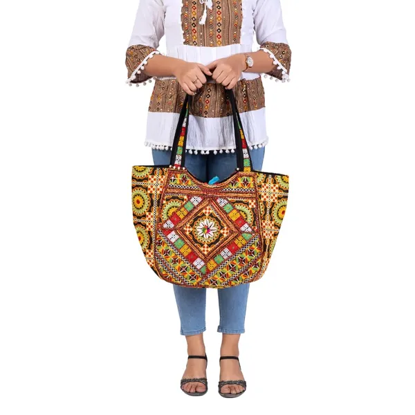 Handmade_Cotton_Patchwork_Tote_Bag_Multicolour_Double_Handle_Women_S_Shoulder_Bag_Pure_Cotton_Tote_Bag_Handmade_Patchwork_Design