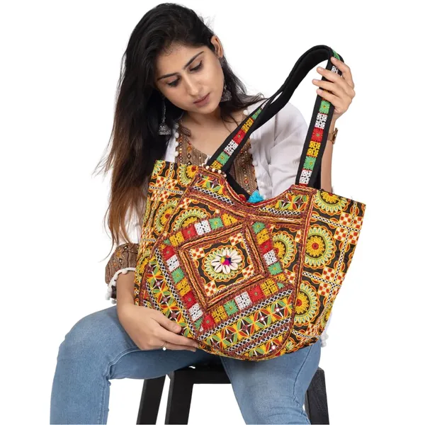 Handmade_Cotton_Patchwork_Tote_Bag_Multicolour_Double_Handle_Women_S_Shoulder_Bag_Pure_Cotton_Tote_Bag_Handmade_Patchwork_Design