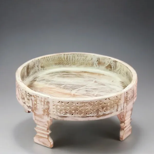 Wooden_Round_Carved_Chakki_Bowl_Coffee_Table_With_Removable_Tray_Top_Rustic_Farmhouse_Accent_Table_Decorative_Ottoman_Serving_Tray_Fruit_Basket_Stand_Antique_45x45x20_Cm