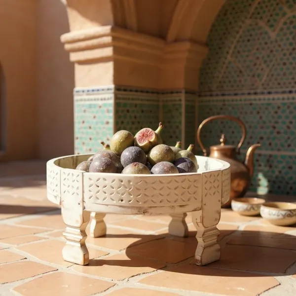 Wooden_Round_Carved_Chakki_Bowl_Coffee_Table_With_Removable_Tray_Top_Rustic_Farmhouse_Accent_Table_Decorative_Ottoman_Serving_Tray_Fruit_Basket_Stand_Antique_45x45x20_Cm