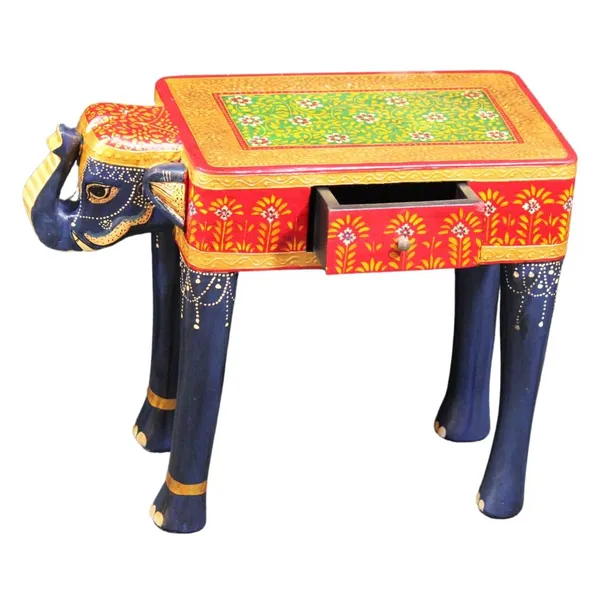 Wooden_Beautiful_Painted_Nightstand_Table_Home_Decors_Amazing_Design_Handicraft_Table_Bedroom_Decors_Lovely_Bedside_Table