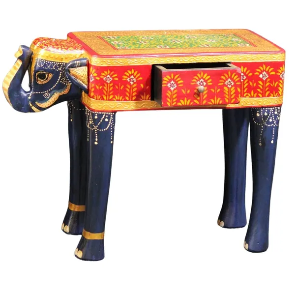 Wooden_Beautiful_Painted_Nightstand_Table_Home_Decors_Amazing_Design_Handicraft_Table_Bedroom_Decors_Lovely_Bedside_Table