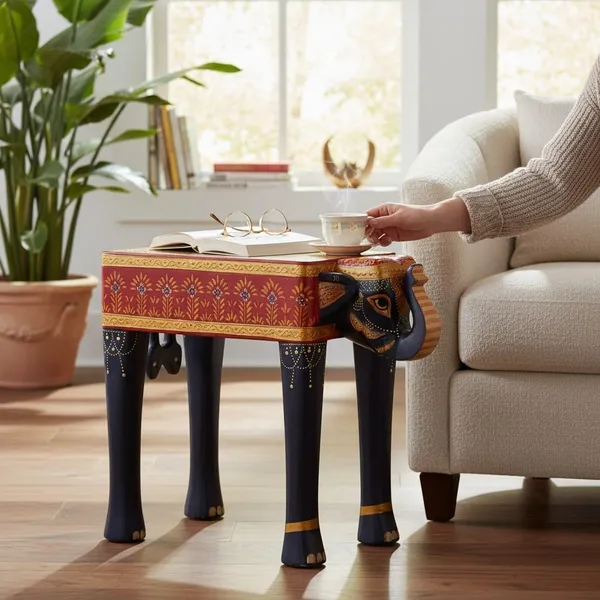 Wooden_Beautiful_Painted_Nightstand_Table_Home_Decors_Amazing_Design_Handicraft_Table_Bedroom_Decors_Lovely_Bedside_Table