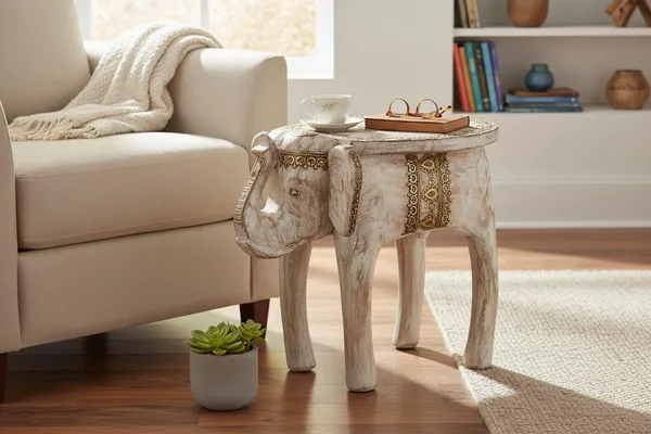 Whitewashed_Wooden_Elephant_Stool_Table_With_Brass_Inlay_For_Home_Decor_Antique_White_Hand_Carved_Side_Table_For_Living_Room_Home_Decor_38x38x38_Cm