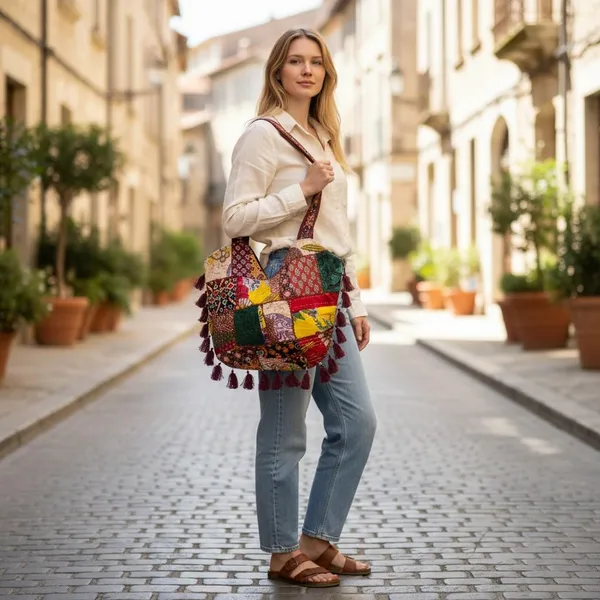 Product_Summary_Rajasthani_Embroidered_Women_S_Shoulder_Bag_Large_Multicoloured_Pure_Cotton_Tote_Bag_Handmade_Patchwork_Design_15_Litre_Capacity_With_Zipper_Closure