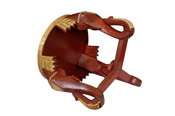 Coffee_Table_Brass_Embossed_Wooden_Cocktail_Home_Decors_Lamp_Table_Showpiece_Elephant_Table_Multiround