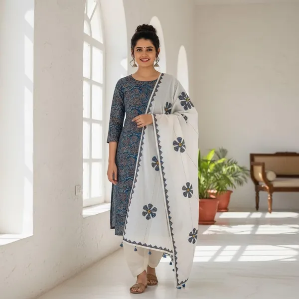 Ajrakh_Printed_Cotton_Unstitched_Dress_Material_For_Women