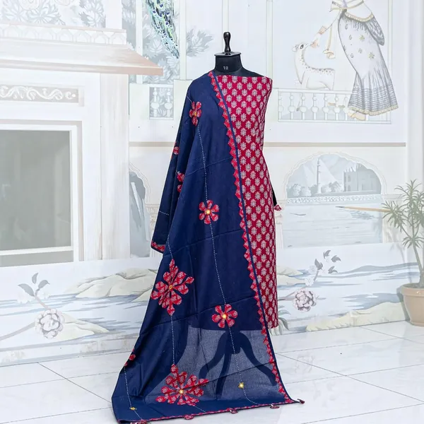 Ajrakh_Printed_Cotton_Unstitched_Dress_Material_For_Women