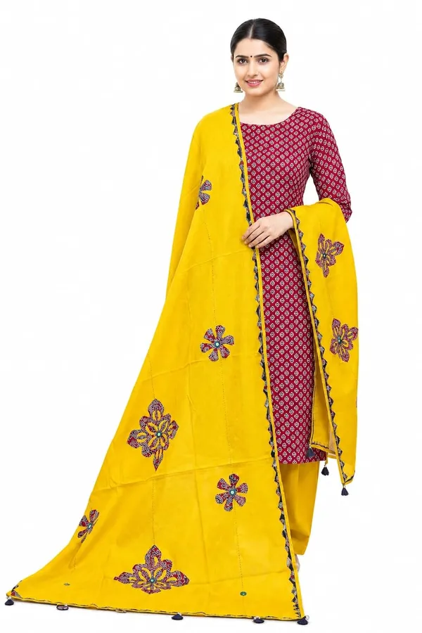 Ajrakh_Printed_Cotton_Unstitched_Dress_Material_For_Women