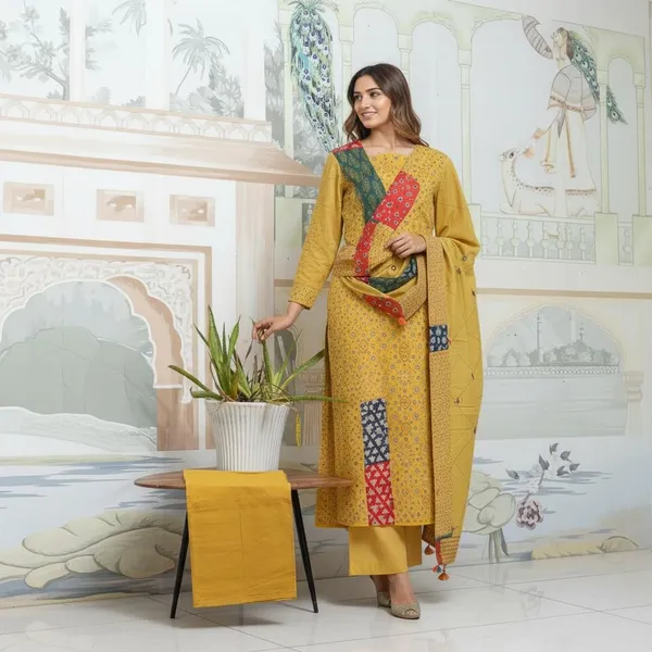 Ajrakh_Printed_Cotton_Unstitched_Dress_Material_For_Women