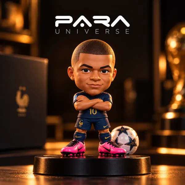 Para__Kylian_Mbappe_Football_Player_Display_Figurine