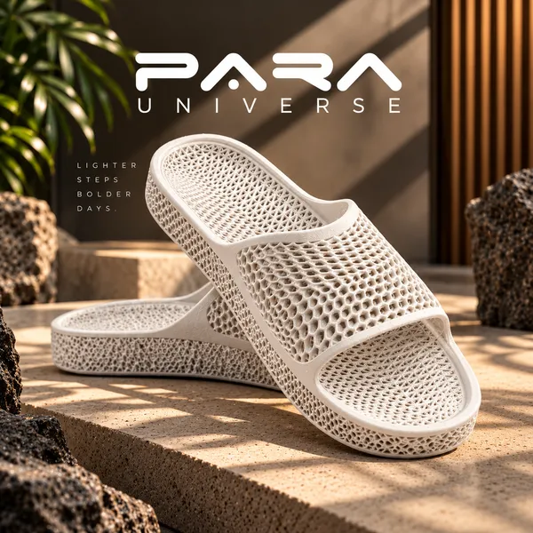 Para__Cream_TPU_Casual_Slides_for_Men_And_Women
