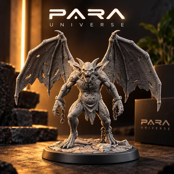 Para__3D_Printed_Fantasy_Gargoyle_Showpiece