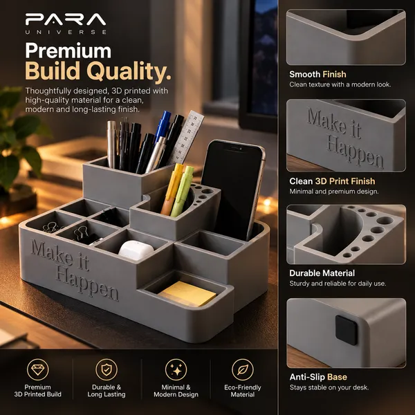 Para__Grey_Multi-Compartment_Desk_Organizer