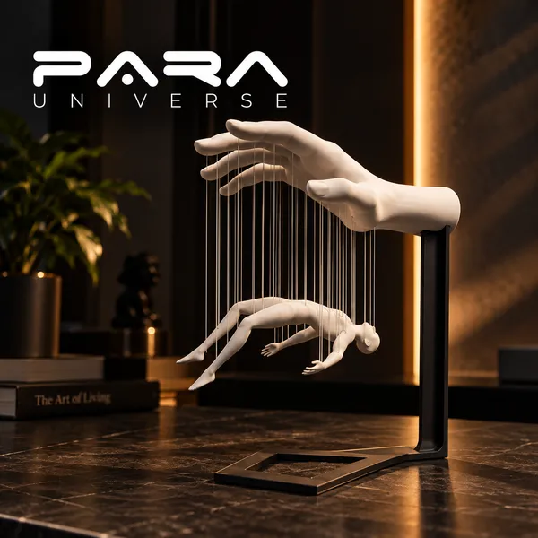 Para__3D_Printed_Modern_Surreal_Figurine_Sculpture