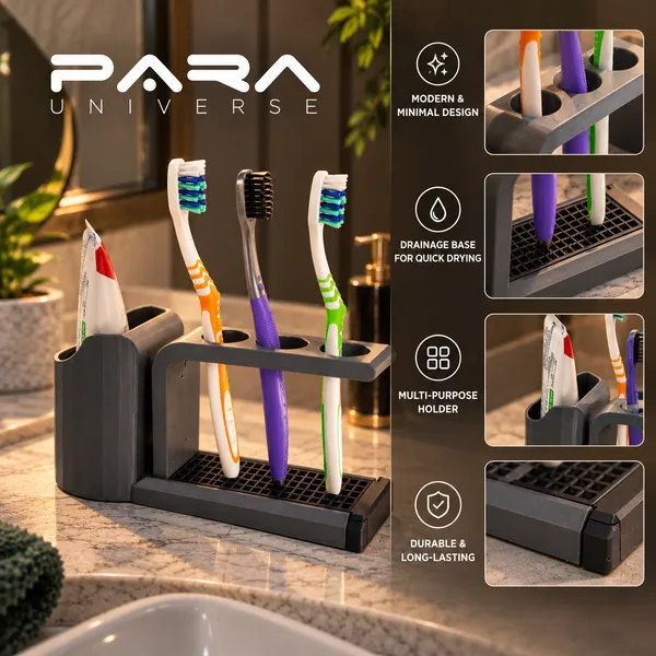 Para__Plastic_Minimalist_Toothbrush_And_Toothpaste_Holder