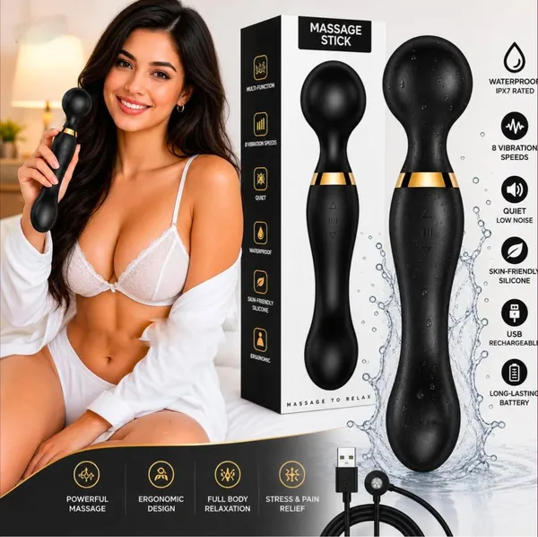 Black_Silicone_Cordless_Massager_8_Speed_20_Modes_For_Women