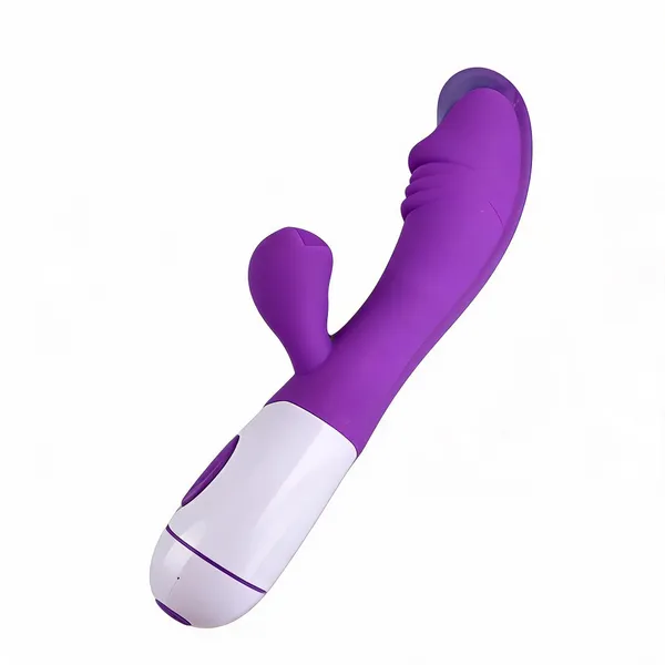 Blue_Silicone_Rabbit_Vibrator_With_Clitoral_Stimulator_For_Women
