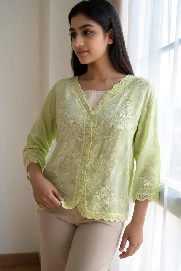 Green_Mull_Cotton_Relaxed_Fit_Floral_Lace_Shirt_For_Women