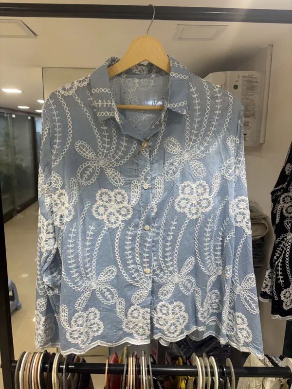 Blue_Cotton_Relaxed_Fit_Floral_Embroidered_Shirt_For_Women