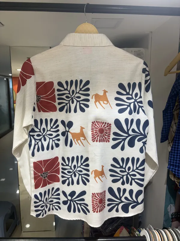 White_Linen-Cotton_Relaxed_Fit_Artistic_Print_Shirt_For_Women
