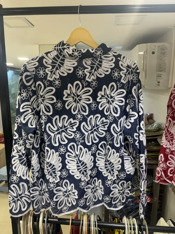 Navy_Blue_Cotton_Relaxed_Floral_Embroidered_Shirt_For_Women