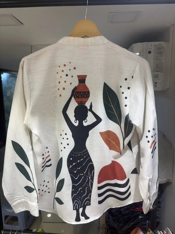 White_Linen_Cotton_Relaxed_Graphic_Art_Print_Shirt_For_Women