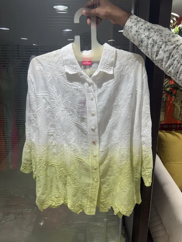 White_Mull_Cotton_Relaxed_Fit_Floral_Embroidered_Shirt_For_Women