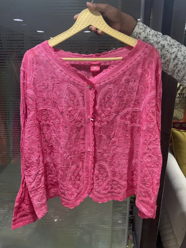 Pink_Mull_Cotton_Relaxed_Lace_Pattern_Cardigan_For_Women