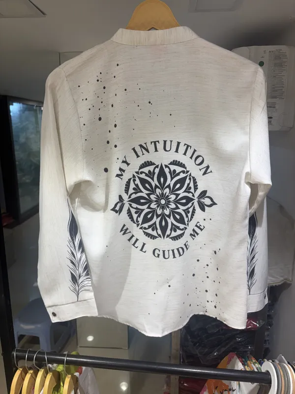 White_Linen_Cotton_Relaxed_Graphic_Print_Shirt_For_Women