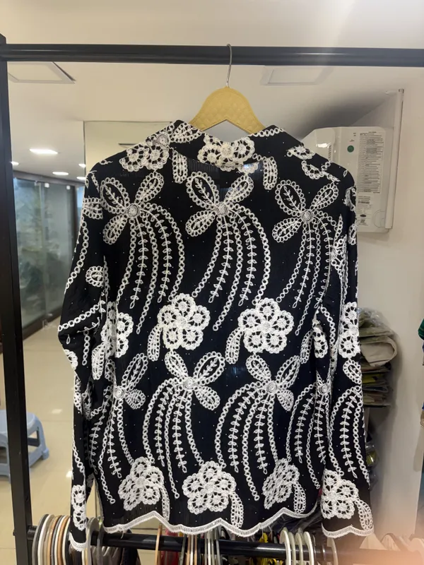 Black_Cotton_Relaxed_Fit_Floral_Embroidered_Shirt_For_Women