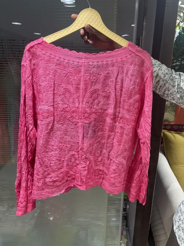 Pink_Mull_Cotton_Relaxed_Lace_Pattern_Cardigan_For_Women