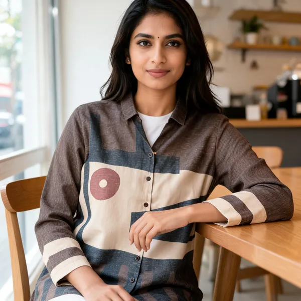 Grey_Linen-Cotton_Relaxed_Fit_Abstract_Print_Shirt_For_Women