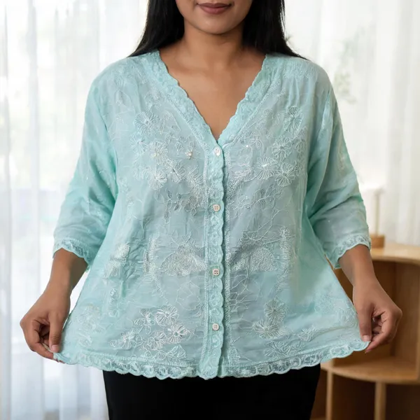 Mint_Green_Mull_Cotton_Relaxed_Fit_Floral_Embroidered_Shirt_For_Women