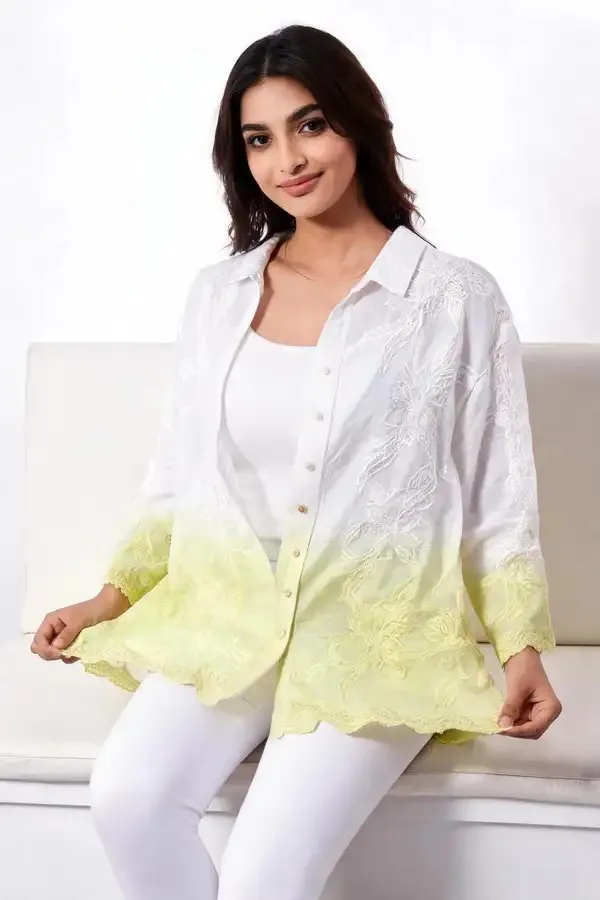 White_Mull_Cotton_Relaxed_Fit_Floral_Embroidered_Shirt_For_Women