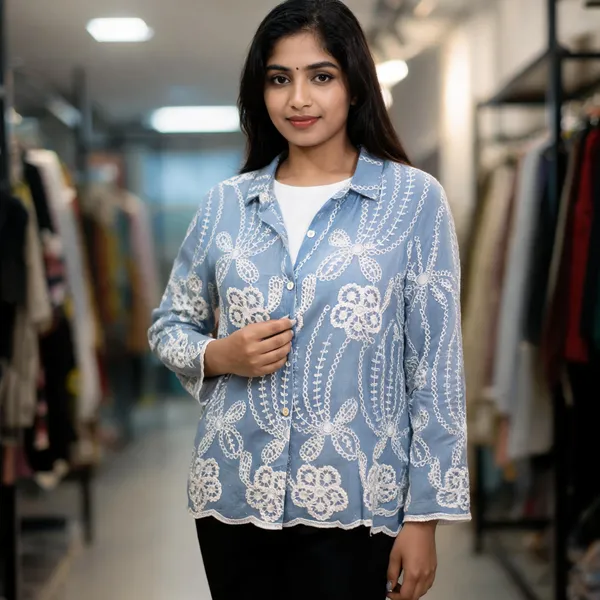 Blue_Cotton_Relaxed_Fit_Floral_Embroidered_Shirt_For_Women