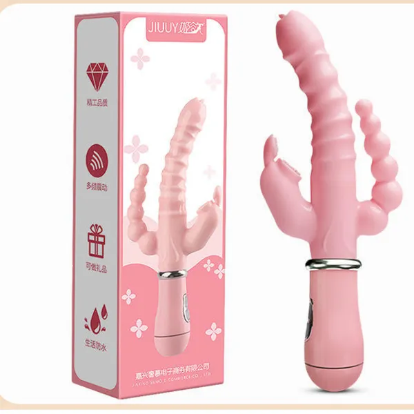 Spallu_Rechargeable_Waterproof_Personal_Massager,_Multi-Speed_Vibration,_Ergonomic_Design,_Pink_Color,_USB_Charging_for_Adults