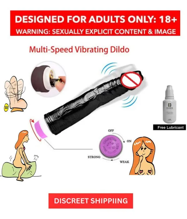 Luvora_Black_Silicone_Rechargeable_Realistic_Vibrating_Dildo