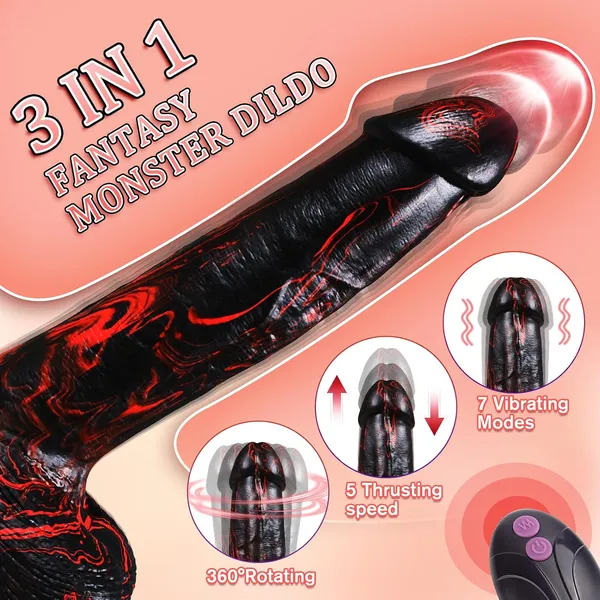 Luvora_Black_Silicone_3-In-1_Rechargeable_Adult_Massager
