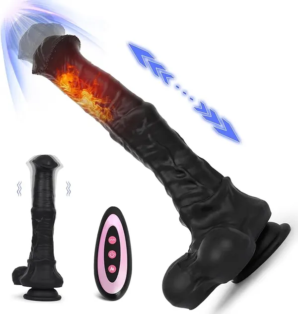 Luvora_Black_Silicone_Rechargeable_Multi-Vibration_Adult_Massager