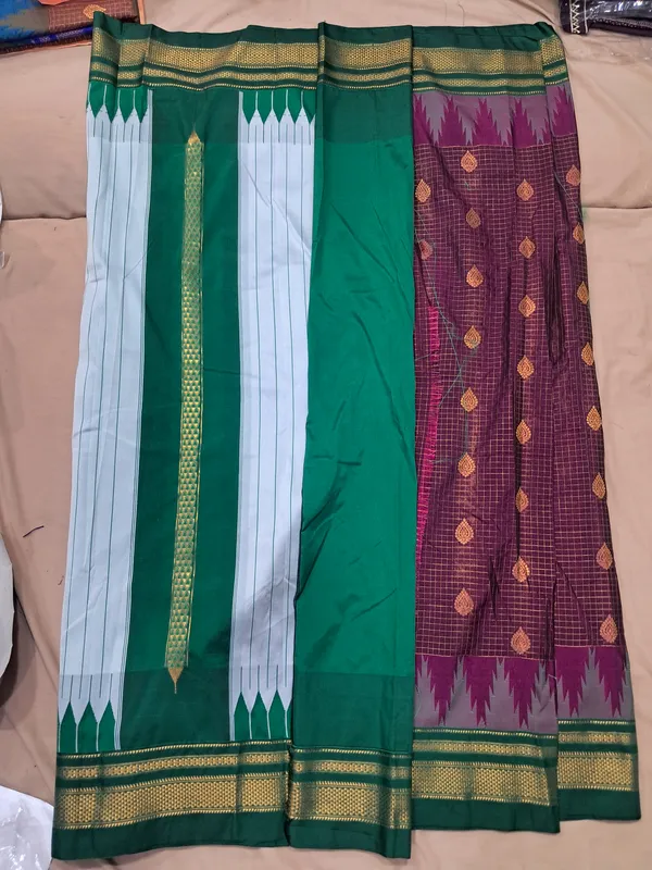 Maroon_Masurai_Cotton_Saree_For_Women
